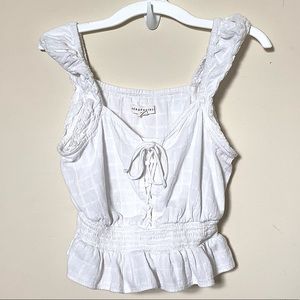 Aéropostale Ruffle Crop Top